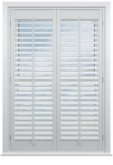 Bromley, Cool Grey - Full Height Plantation Shutter